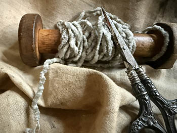 Colonial Blue Chenille (3 yds) , zoomed in. Select this picture to zoom back out.