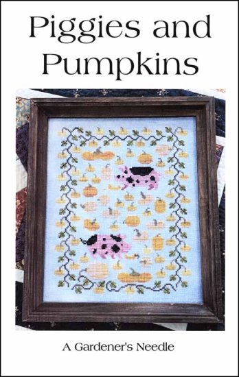 Piggies and Pumpkins - Cross Stitch Pattern