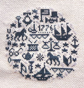A Patriotic Round 1776 - Cross Stitch Pattern