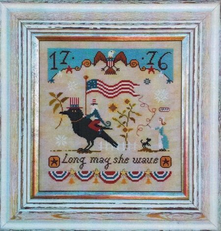 Long May She Wave - Cross Stitch Pattern