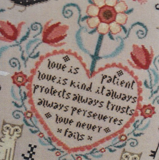 Love Never Fails - Cross Stitch Pattern
