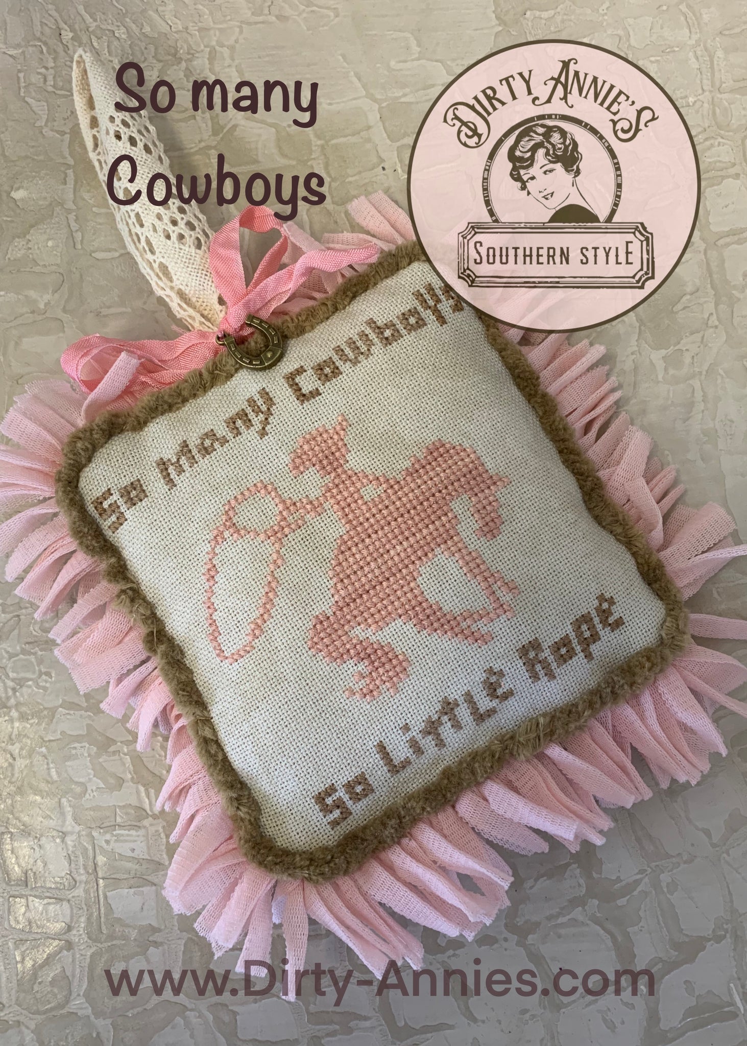 So Many Cowboys - Cross Stitch Pattern