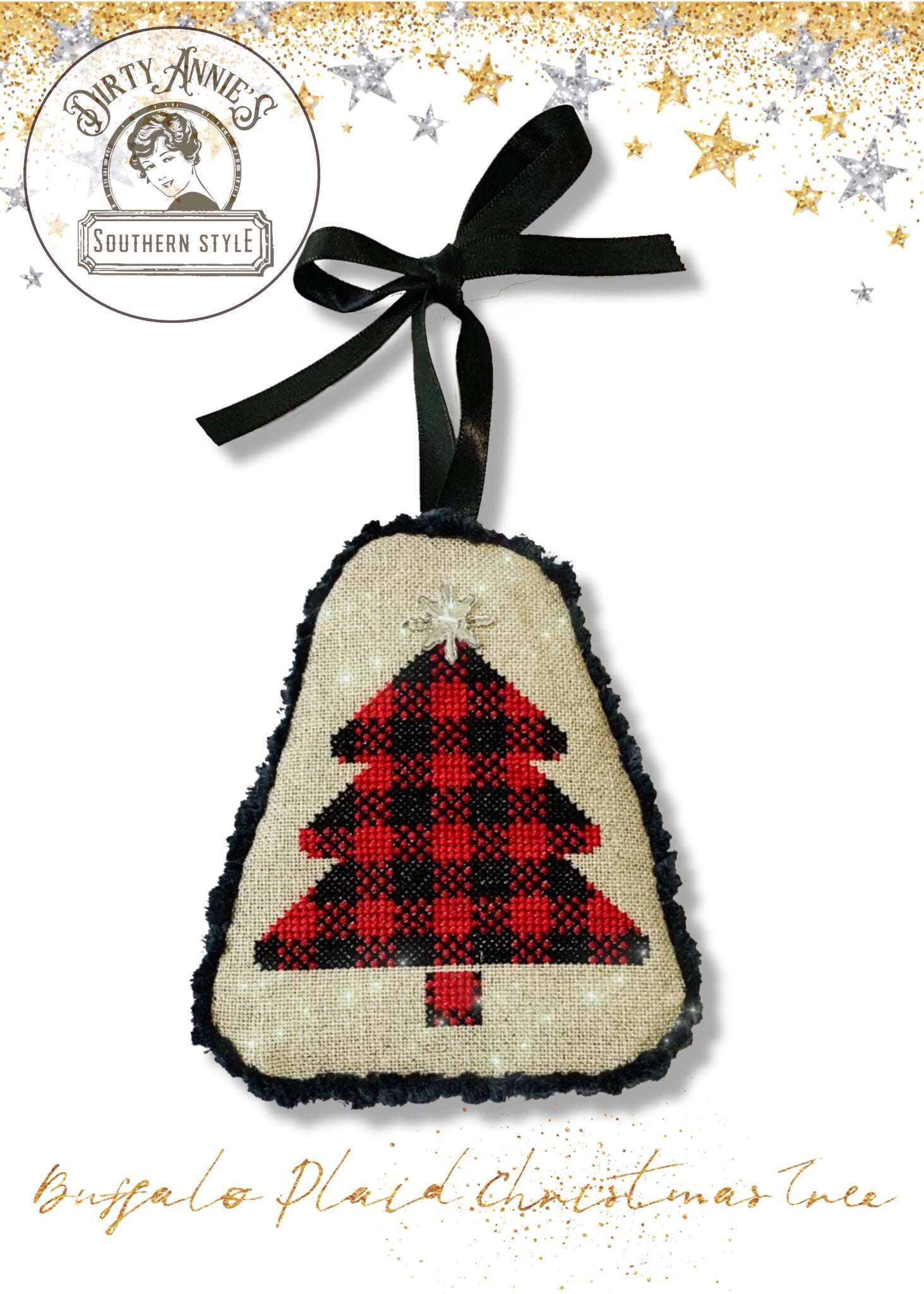Christmas Tree - Buffalo Plaid - Cross Stitch Pattern