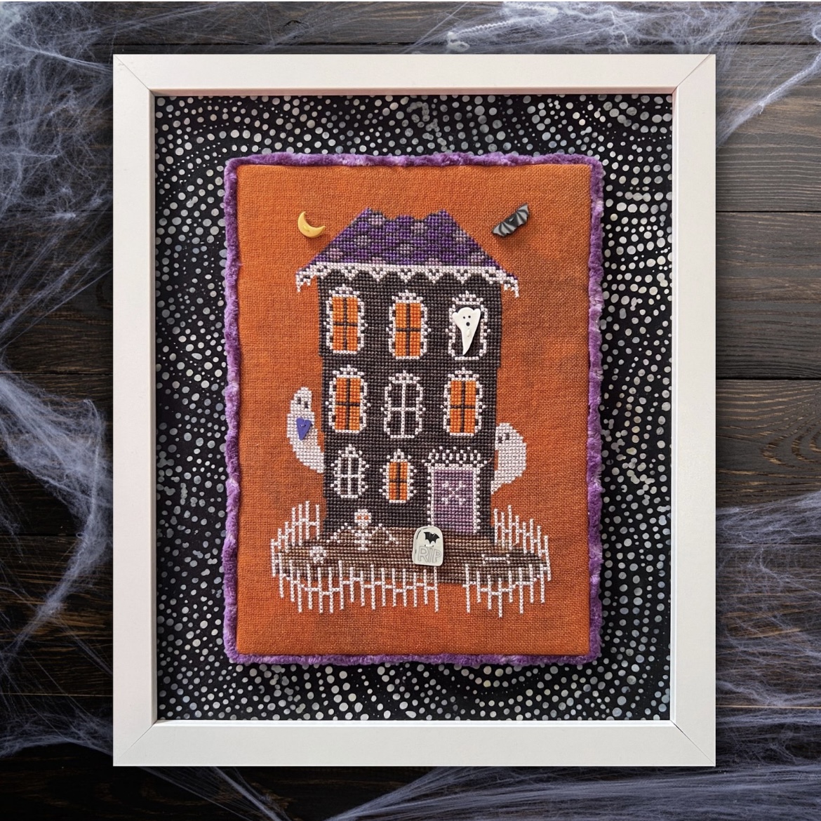 Room With a View - Halloween Cross Stitch Pattern