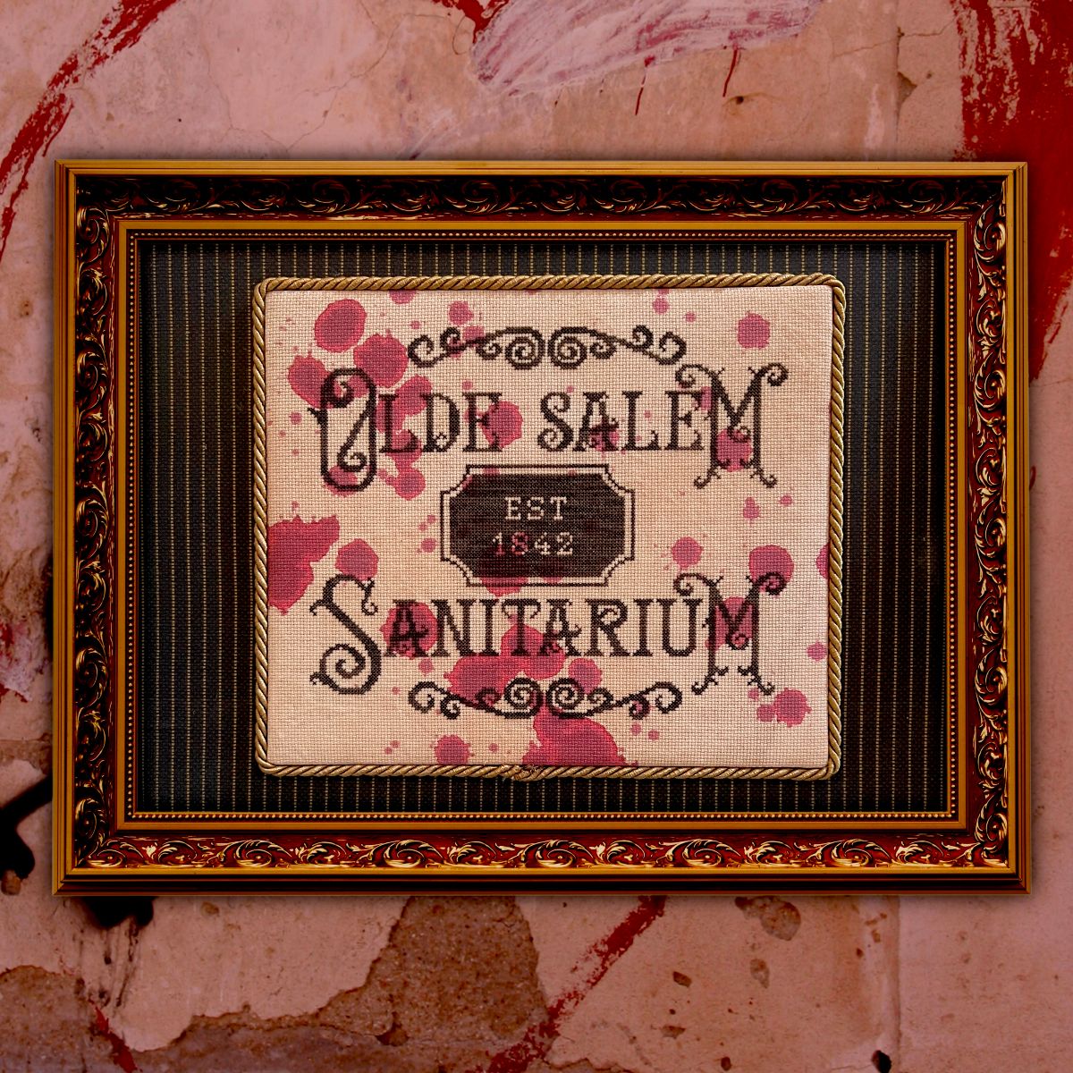Olde Salem Sanitarium - Cross Stitch Pattern