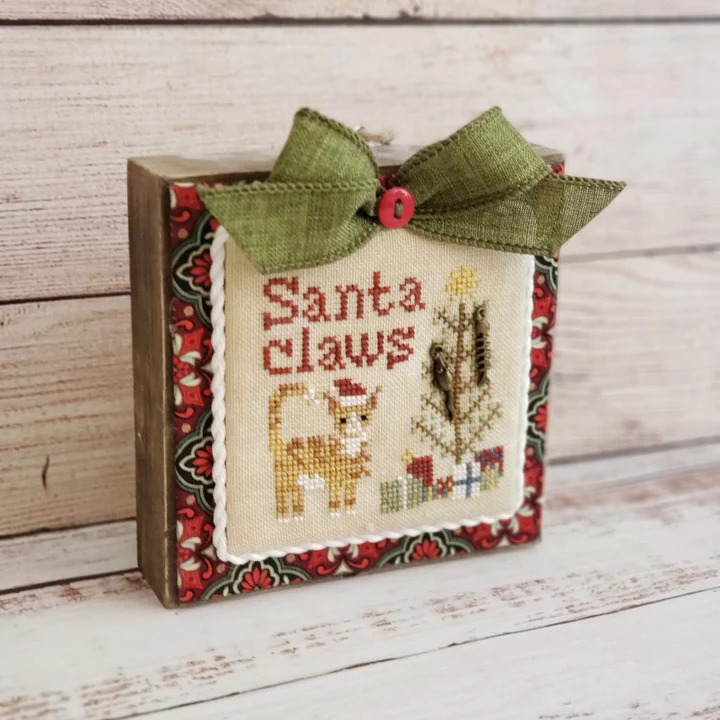 Santa Claws - Christmas Cross Stitch Pattern 