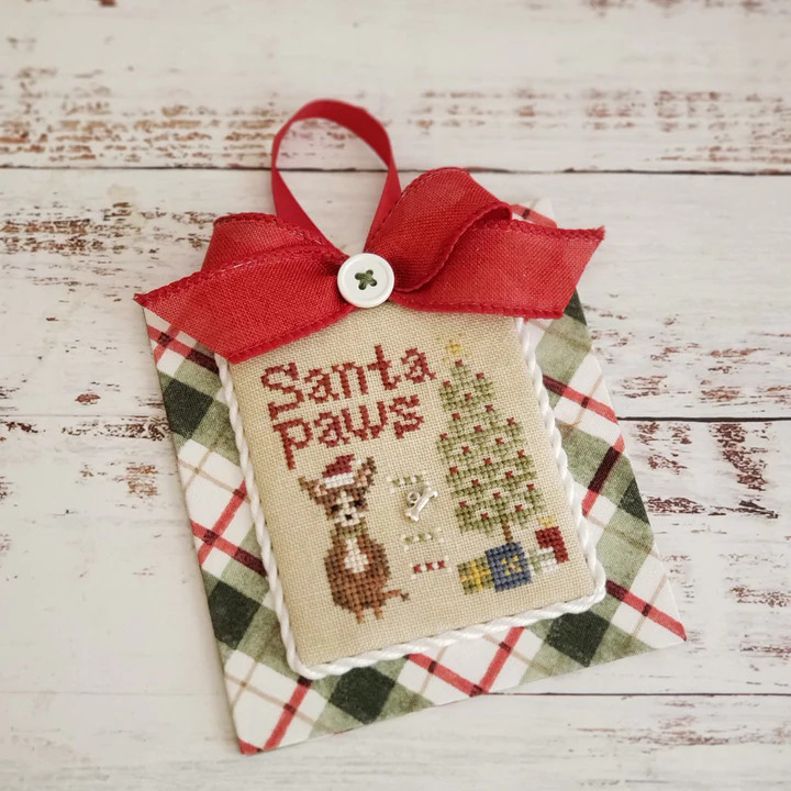 Santa Paws - Christmas Cross Stitch Pattern 