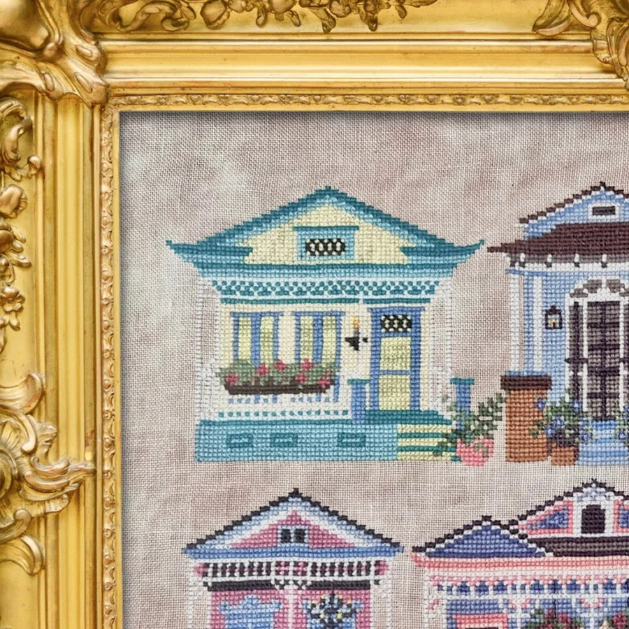 Garden District - Chartreuse Chateau - Cross Stitch Pattern