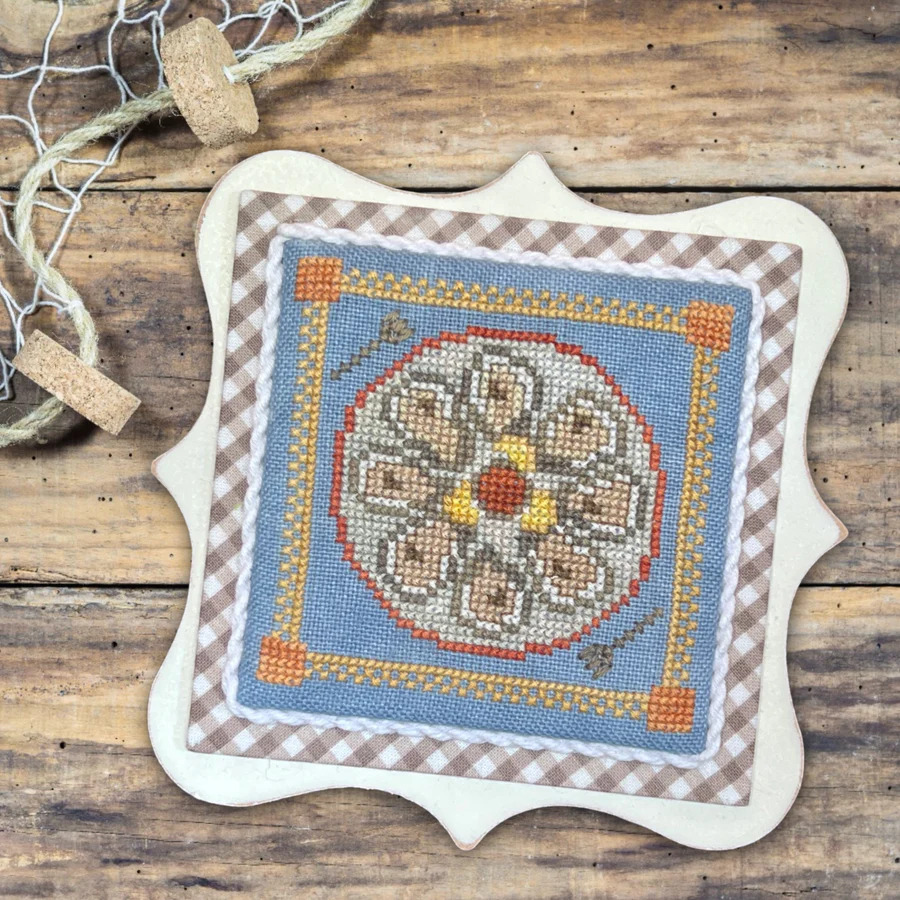 Gulf Coast Treasures Half Shell - Cross Stitch Pattern