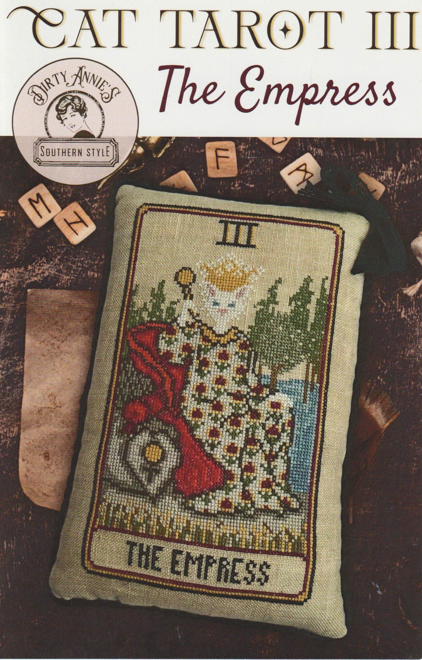 Cat Tarot III - The Empress - Cross Stitch Pattern