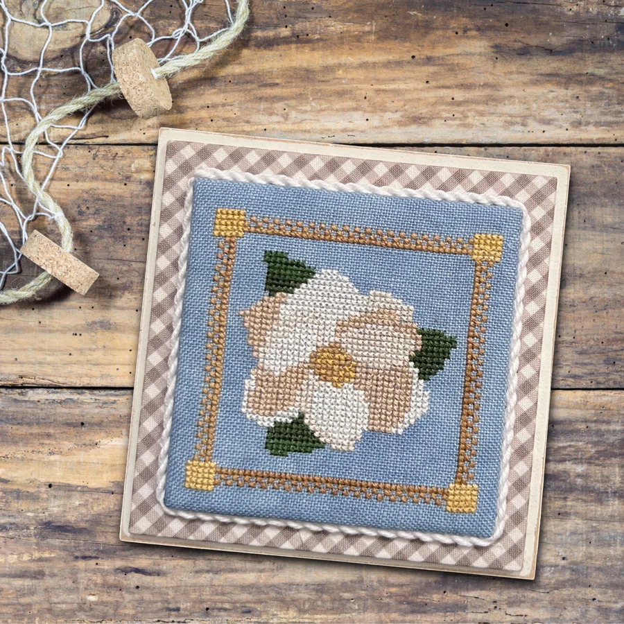 Gulf Coast Treasures - Southern Magnolia - Cross Stitch 