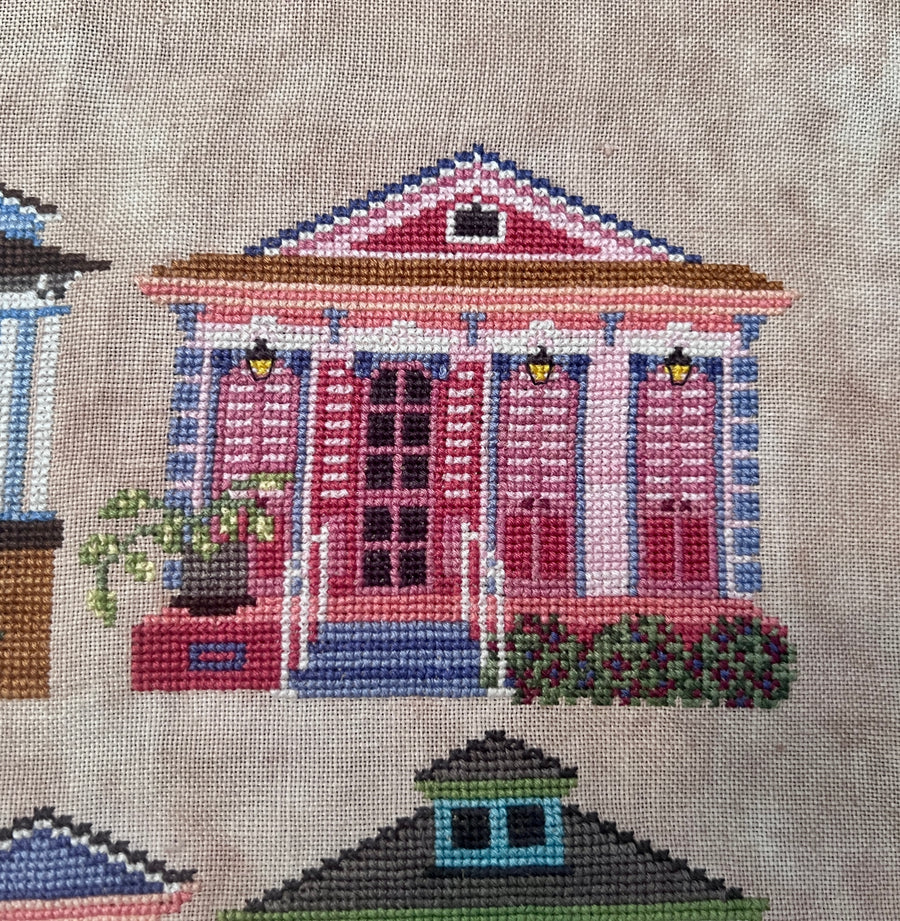 Garden District - Maison Bourgeois - Cross Stitch Pattern
