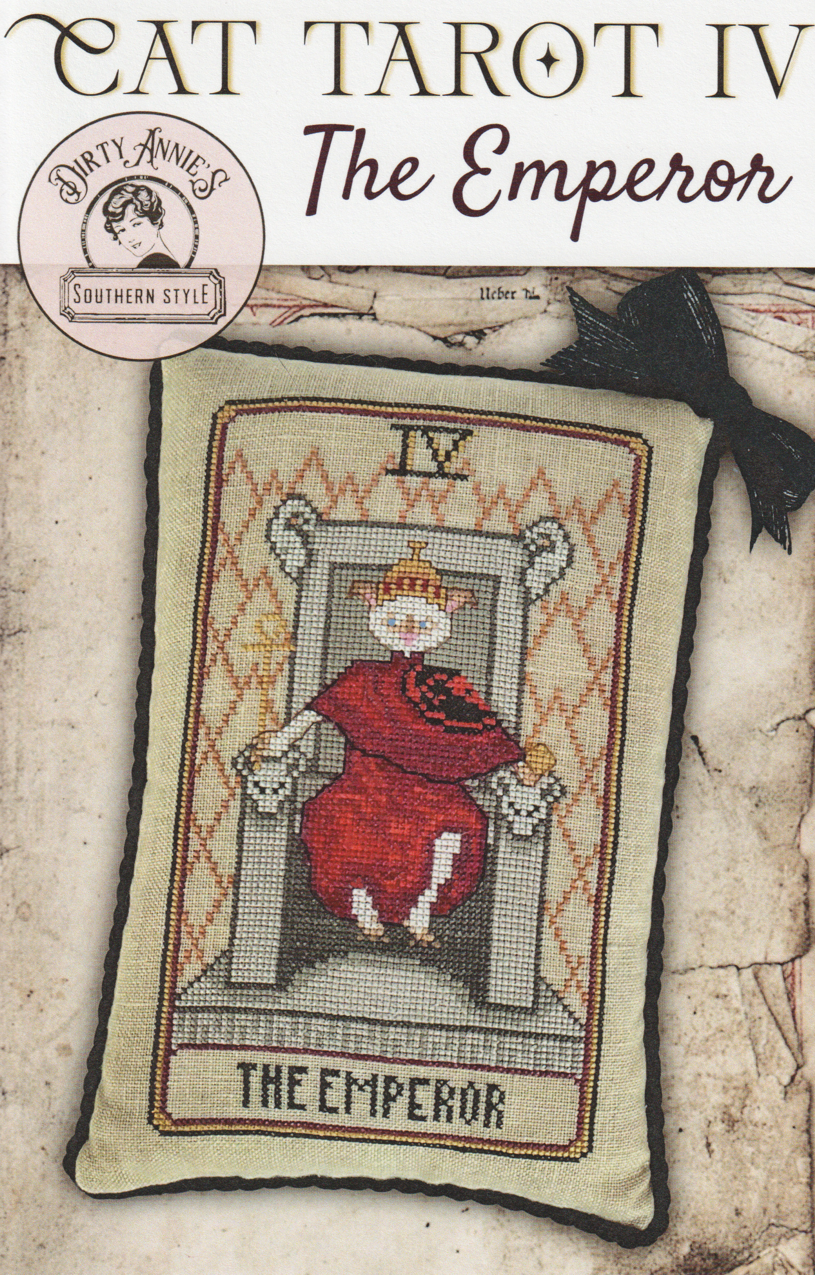 Cat Tarot IV - The Emperor - Cross Stitch Pattern