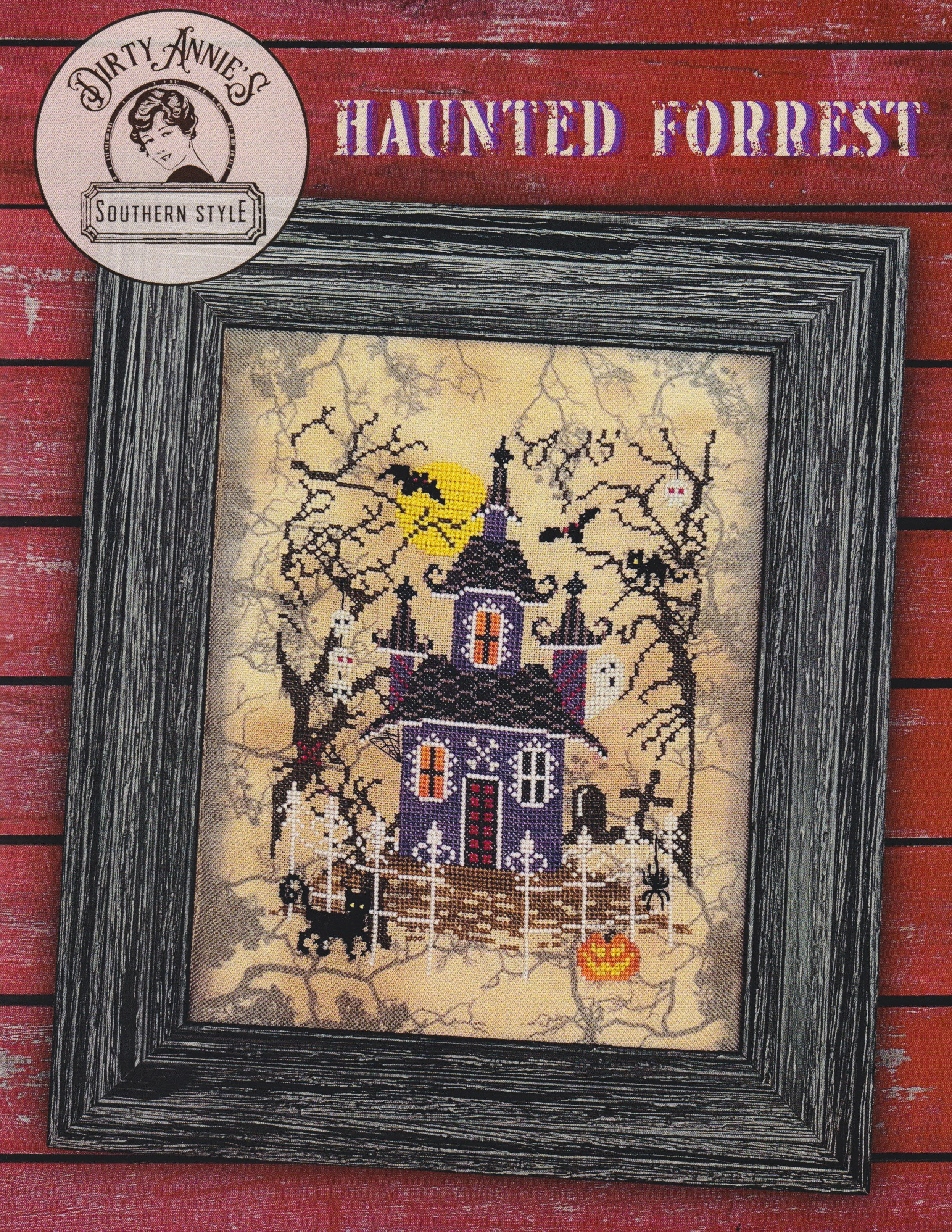 Haunted Forrest - Halloween Cross Stitch Pattern