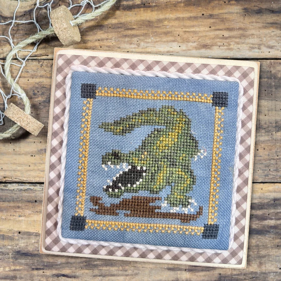 Gulf Coast Treasures - Gator - Cross Stitch 