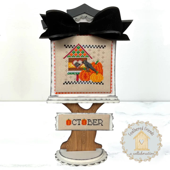 Feathered Friends October - Cross Stitch Pattern