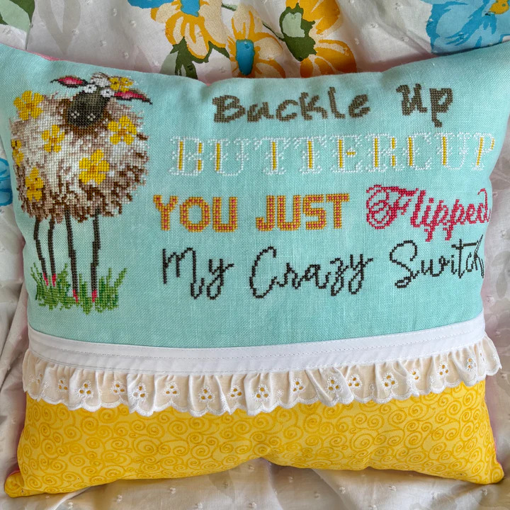 Buckle up Buttercup - Cross Stitch Pattern