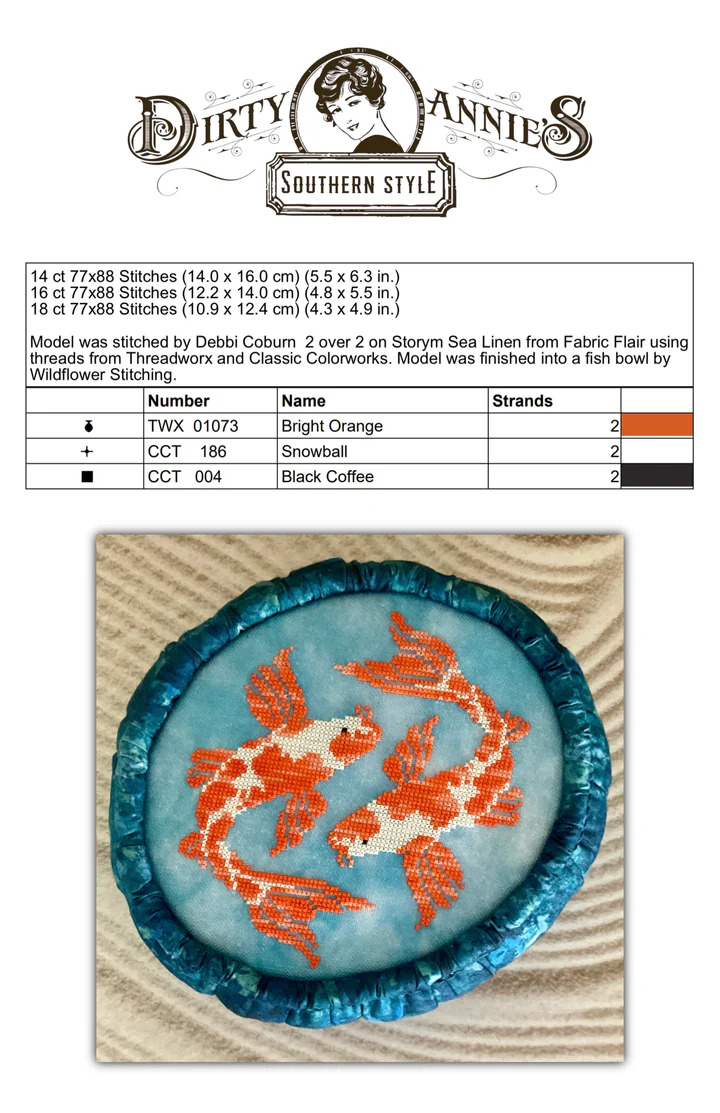 Koi - Cross Stitch Pattern