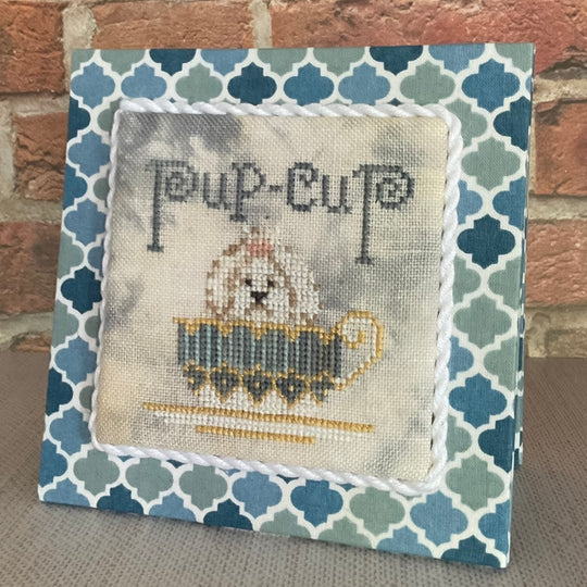 Pup Cup - Cross Stitch Pattern