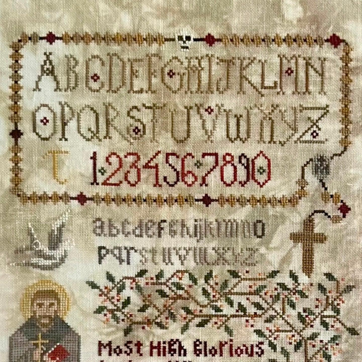 Franciscan Prayer Sampler - Christian Cross Stitch Pattern