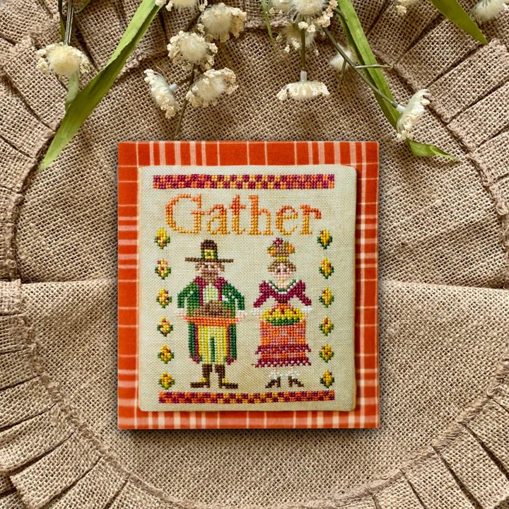 Gather - Thanksgiving Cross Stitch Pattern