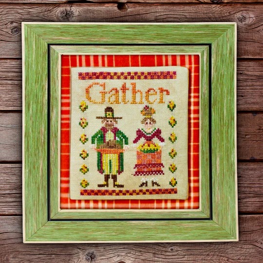 Gather - Thanksgiving Cross Stitch Pattern