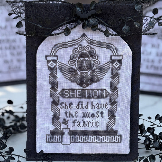 She Won - Halloween Cross Stitch Pattern
