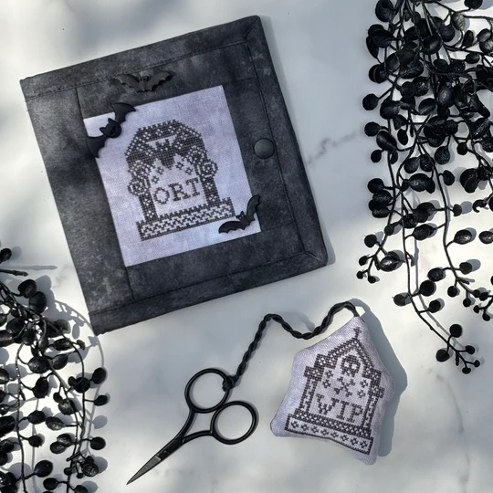 WIP & ORT - Halloween Cross Stitch Pattern