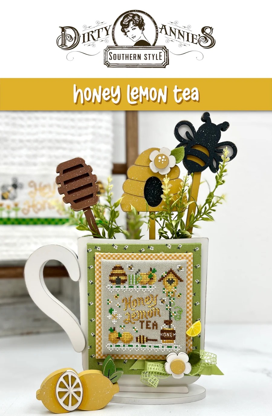Honey Lemon Tea - Cross Stitch Pattern