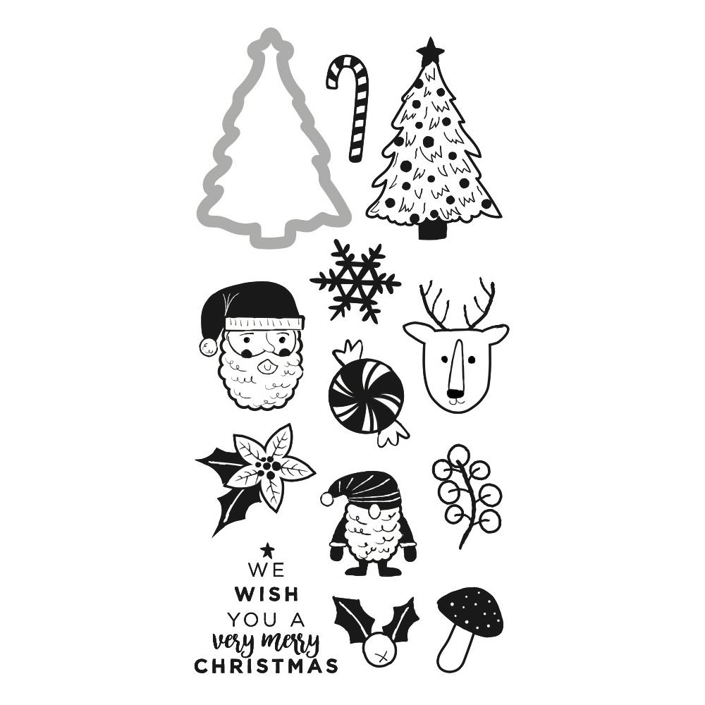 Holiday Cheer - Stamp and Die Set