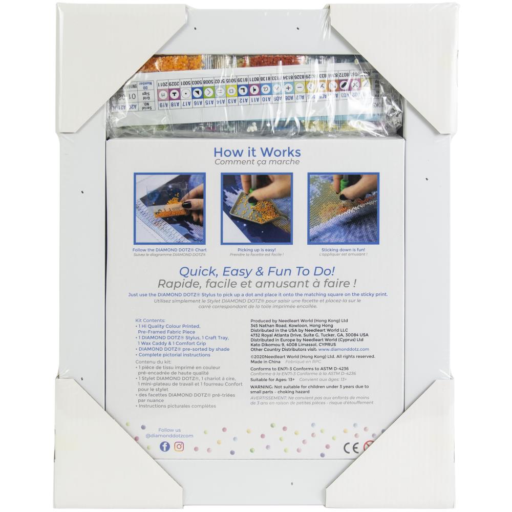 Sounds Of The Sea with Frame - Diamond Dotz Facet Art Kit