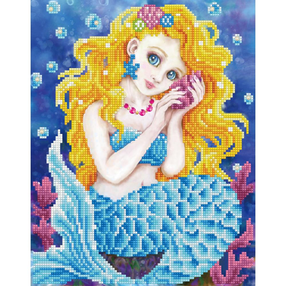 Sounds Of The Sea with Frame - Diamond Dotz Facet Art Kit