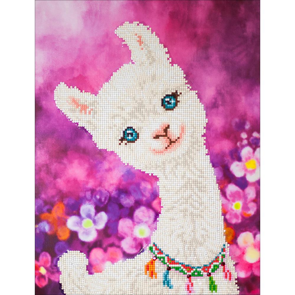 Lulu Llama with Frame - Diamond Dotz Facet Art Kit