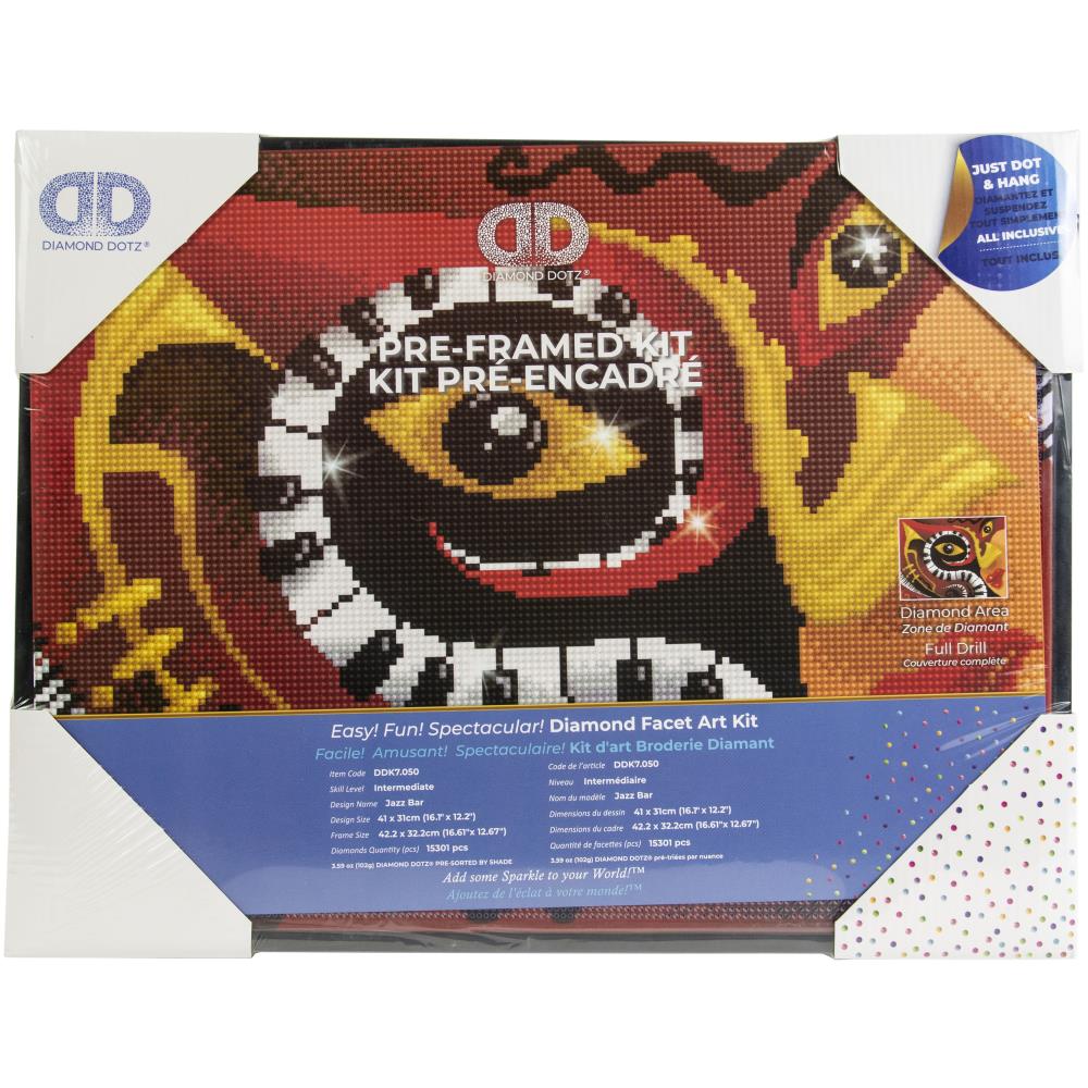 Jazz Bar with Frame - Diamond Dotz Facet Art Kit