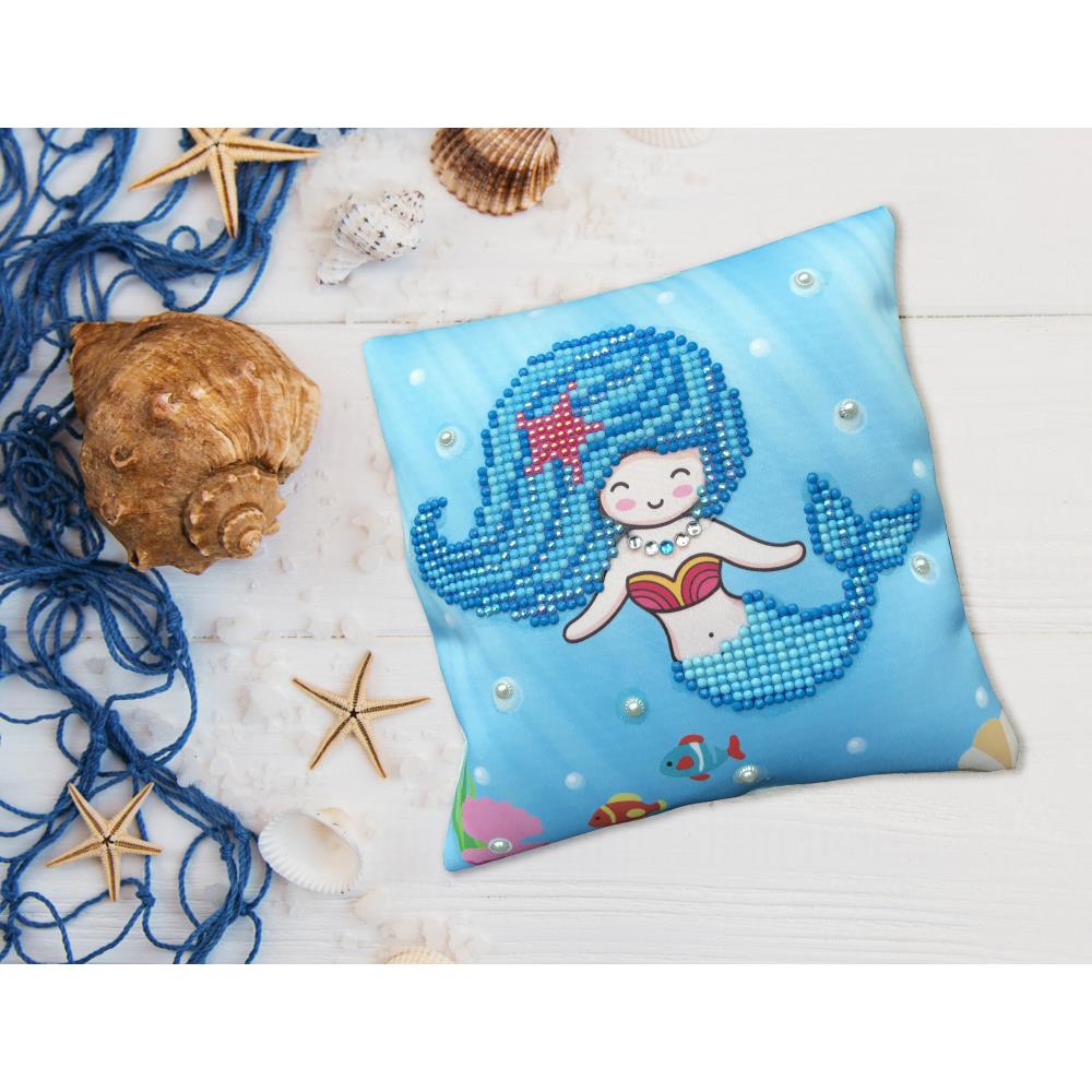 Pearl Swimmer Mini Pillow - Diamond Dotz Facet Art Kit