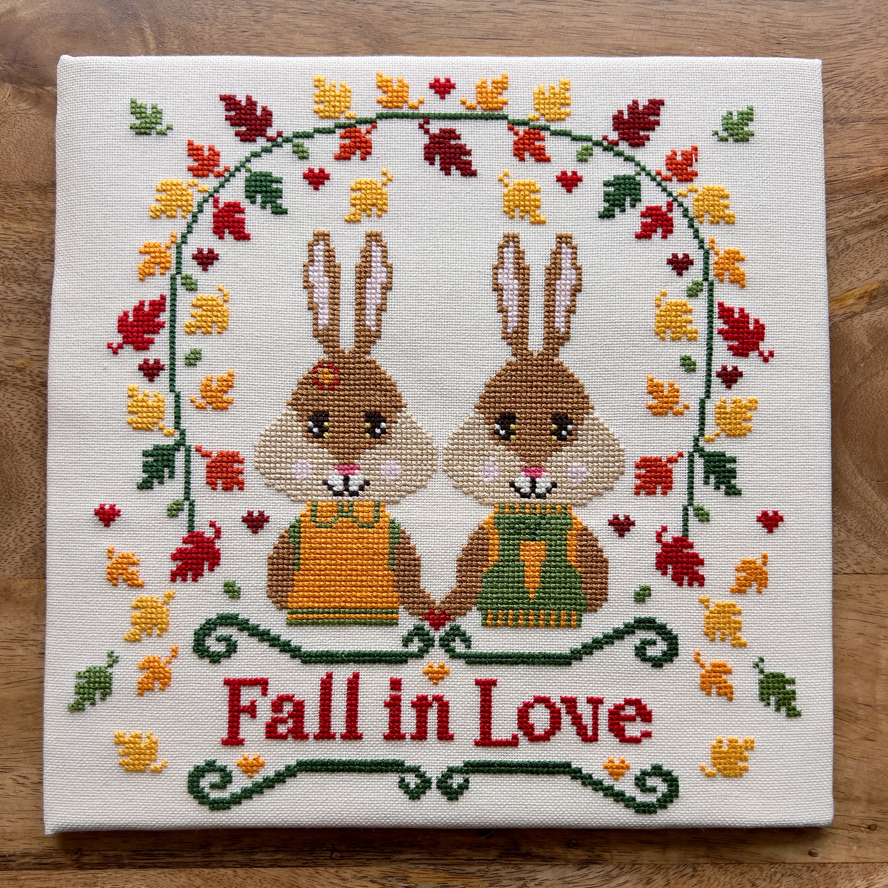 Fall In Love - Cross Stitch Pattern