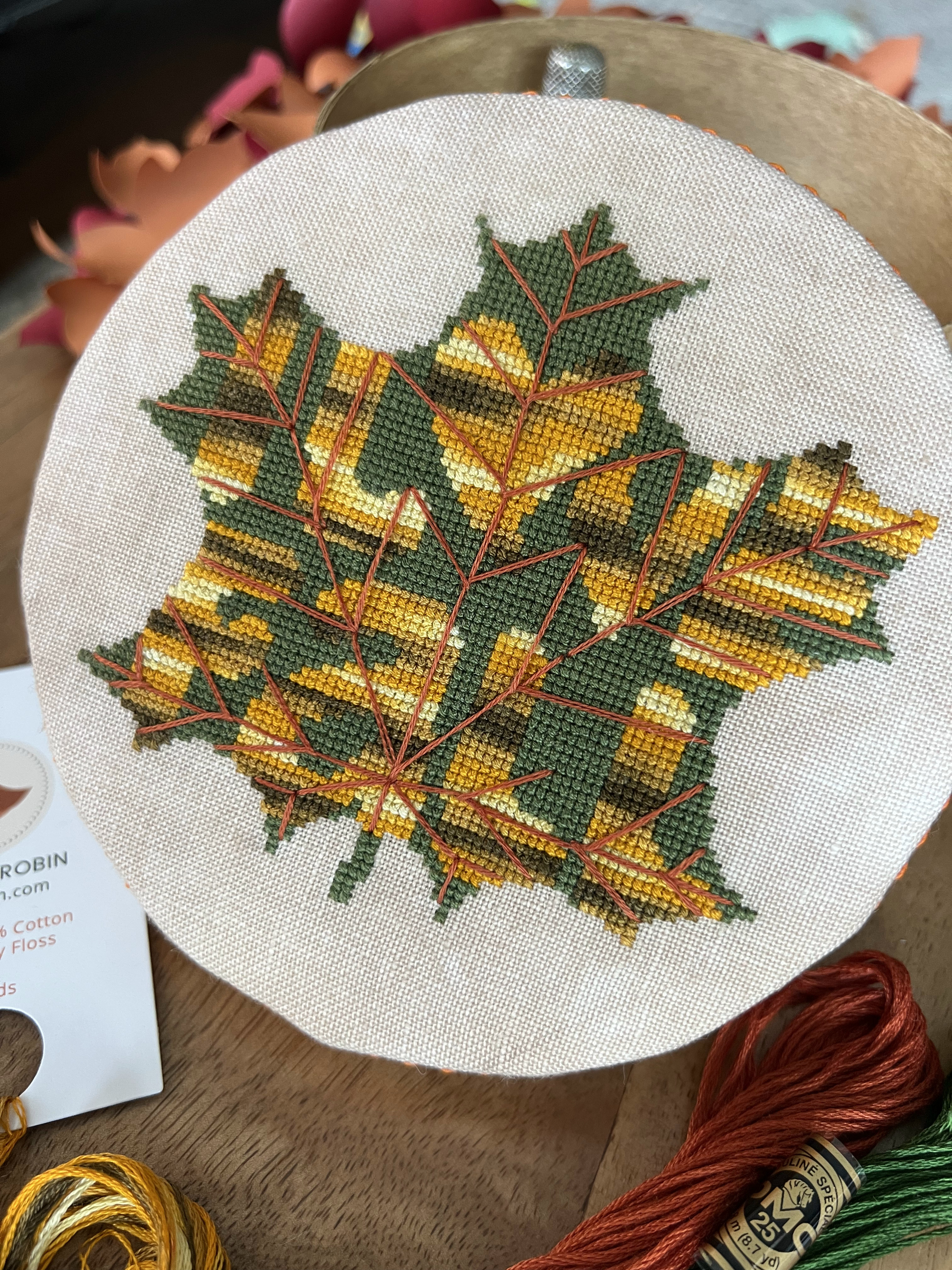 Fall In Leaf - Cross Stitch Pattern