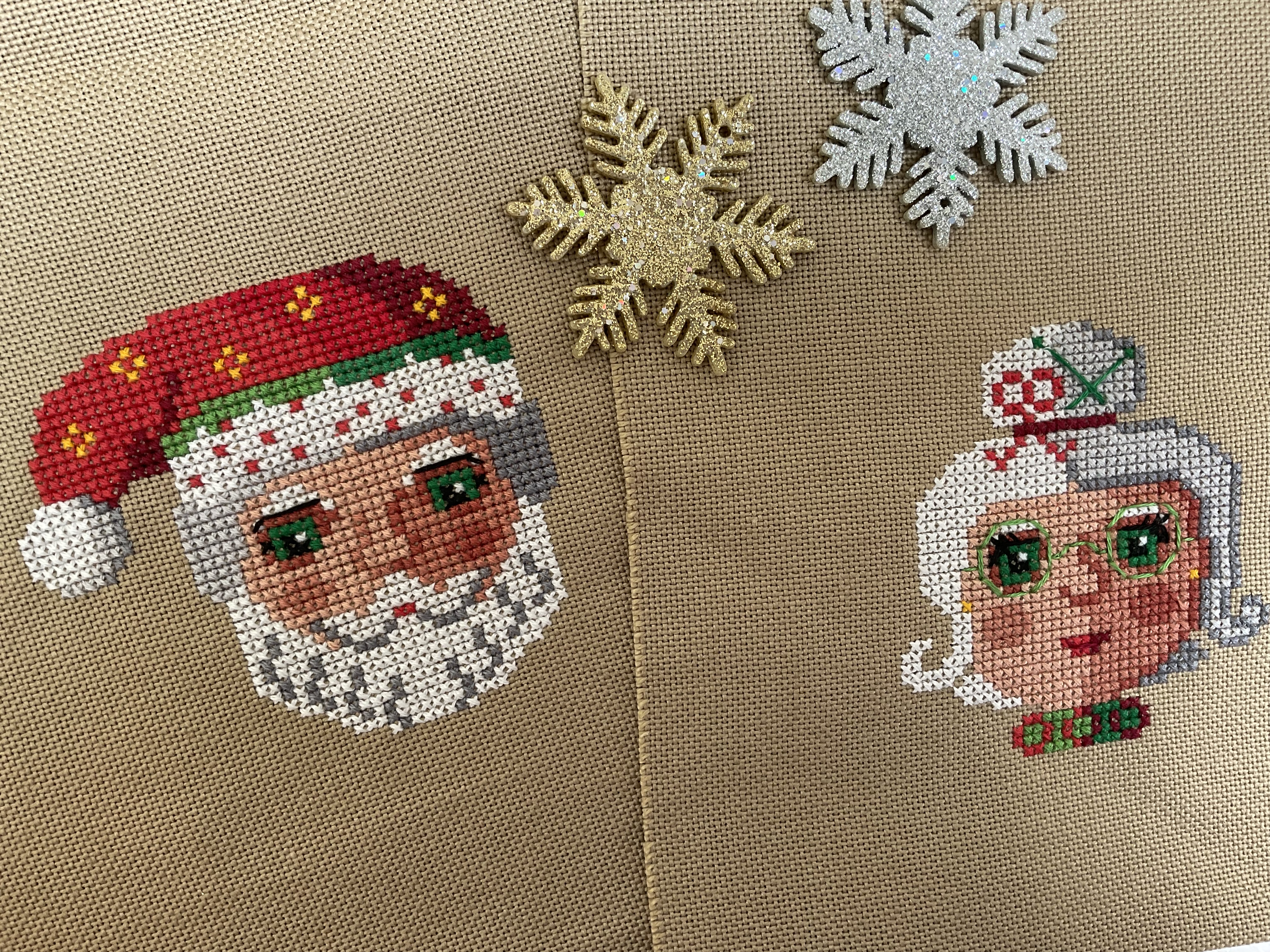 2025 Christmas Ornament Set - Cross Stitch Pattern