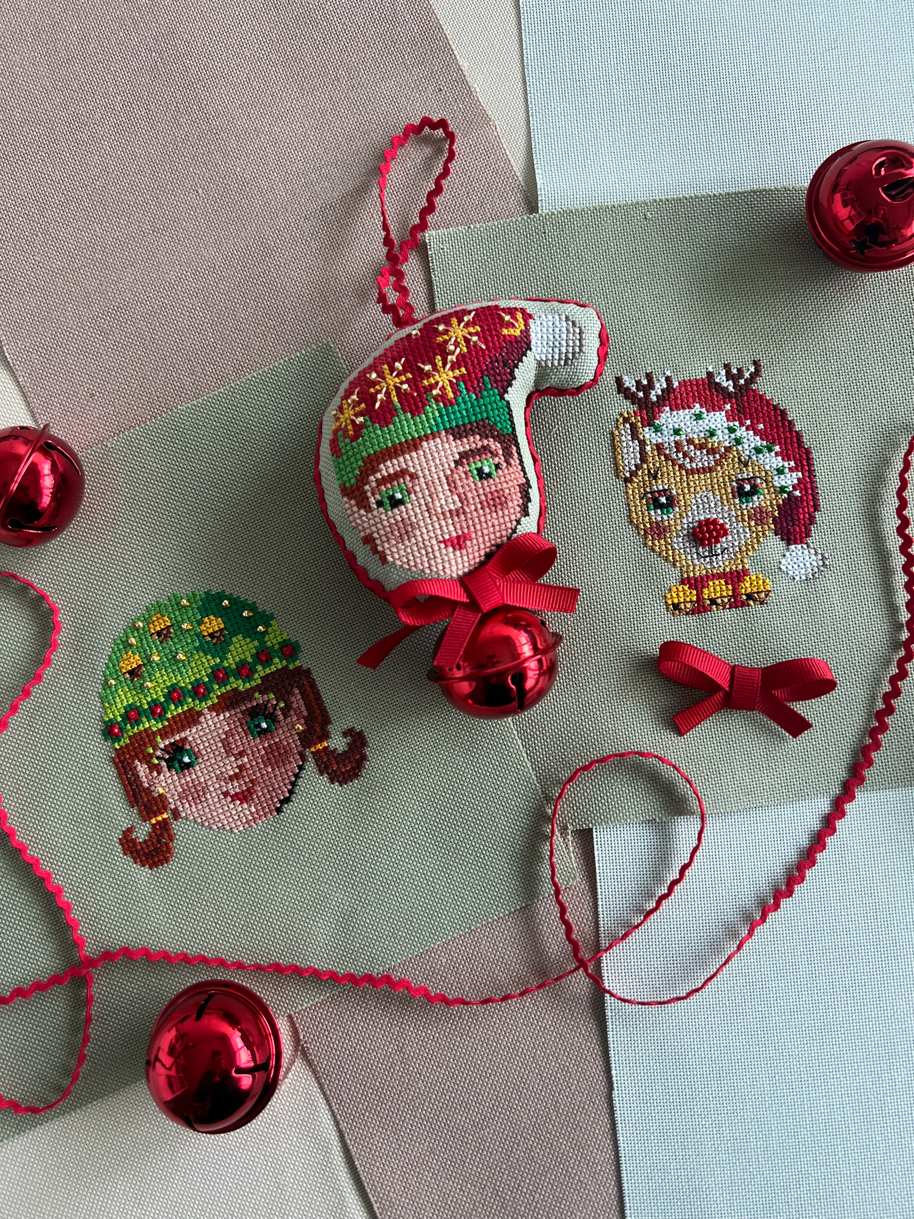 2025 Christmas Ornament Set - Cross Stitch Pattern