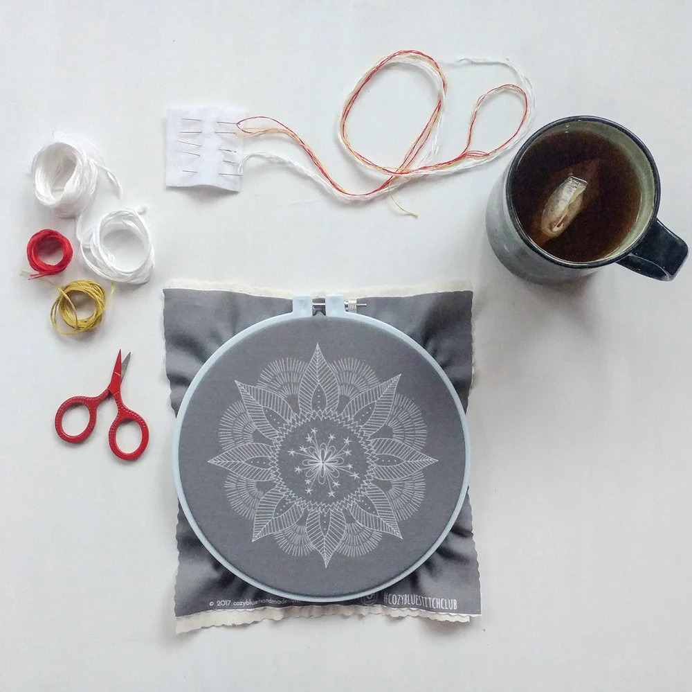 Autumn Mandala - Embroidery Kit