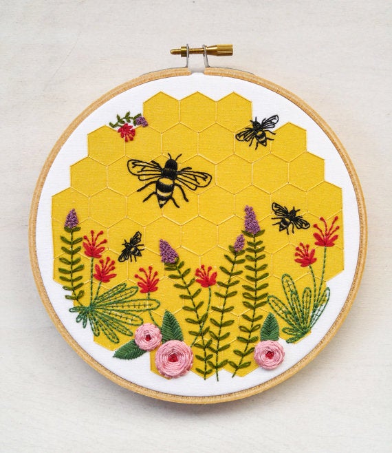 Bee Lovely - Embroidery Kit