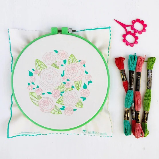 Coming Up Roses - Embroidery Kit 