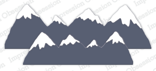 Snow-Capped Mountains - Craft Die