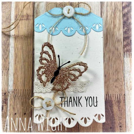 Butterfly & Scalloped Frame - Craft Die Set
