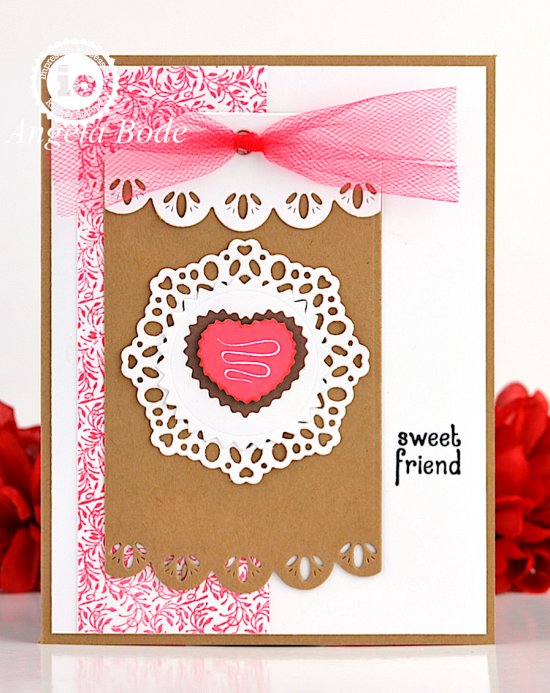 Tag with Lace - Craft Die Set