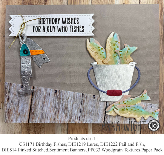 Pail and Fish - Craft Die
