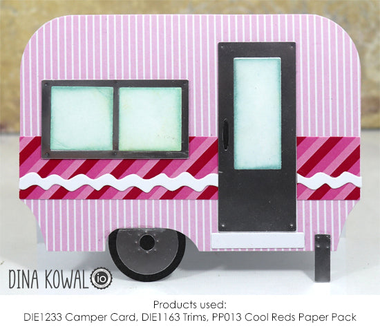 Camper Card - Craft Die