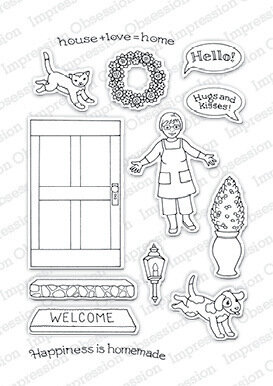 My Front Door - Impression Obsession Craft Die