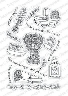 Lavender Fields - Impression Obsession Craft Die