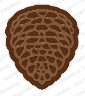 Large Pinecone - Impression Obsession Craft Die